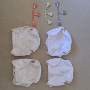 Cloth-eez Wrap Size Zero x 4 + Snappis x 3